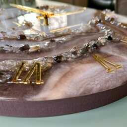 Elegant Resin Wall Clock 17, 7 - thumbnail 4