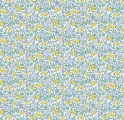 Liberty London Bedding Changing Pad Cover Floral Fitted Cotton - White, Yellow, Blue - thumbnail 1