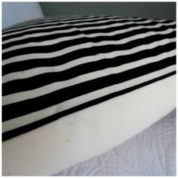 stripes.black.natural.pillow Covers.slip Covers.modern.farmhouse.mancave.unisex Pillow Covers.black & Natural Slip Covers.halloween Decor - thumbnail 3