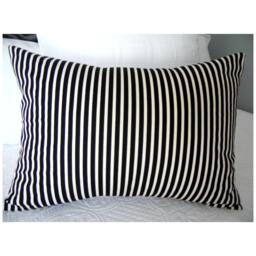 stripes.black.natural.pillow Covers.slip Covers.modern.farmhouse.mancave.unisex Pillow Covers.black & Natural Slip Covers.halloween Decor - thumbnail 1