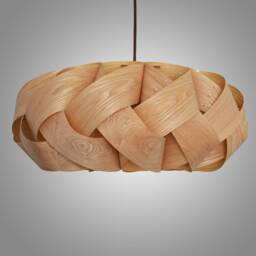 Lighting-Braided Pendant Light-Chandelier-Ceiling Light-Wood Light-Hanging Lamp - thumbnail 2