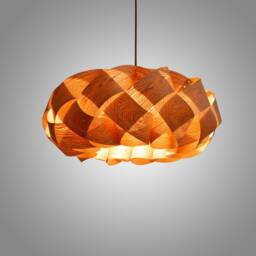 Lighting-Braided Pendant Light-Chandelier-Ceiling Light-Wood Light-Hanging Lamp - thumbnail 3