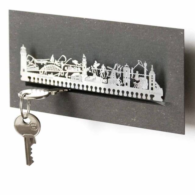 Fehmarn Skyline Souvenir Gift Tube - Iconic Landmarks & Motifs Perfect Memorabilia & Stylish Practical Key Rack - image 1