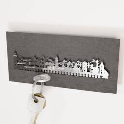 Fehmarn Skyline Souvenir Gift Tube - Iconic Landmarks & Motifs Perfect Memorabilia & Stylish Practical Key Rack - thumbnail 2