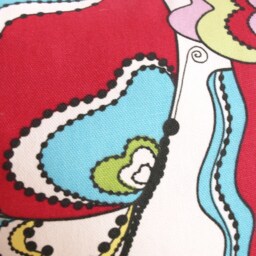 "Pillow Cover White Red Green Yellow Pink Turquoise Colorful Abstract Butterfly 16""x24" - thumbnail 2