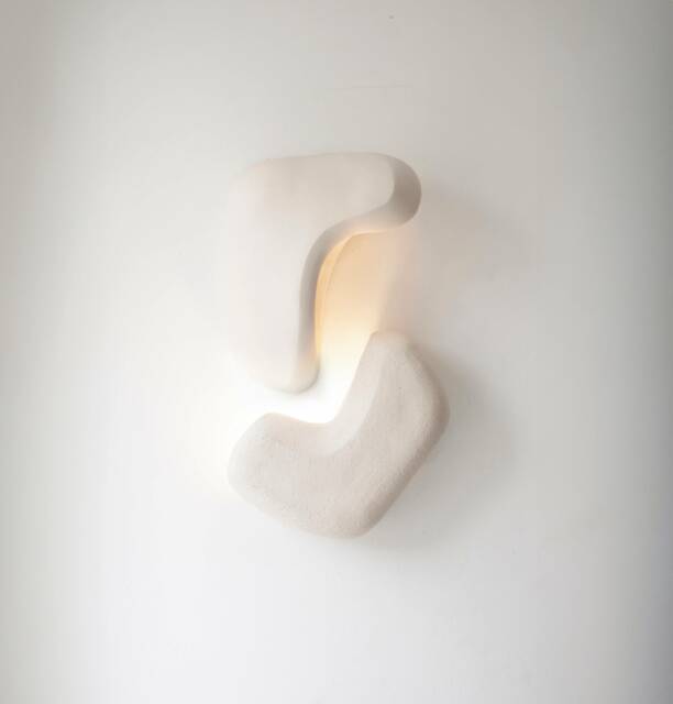 2 Piece Ceramic Wall Sconces Set, Lamp, Limited Edition - image 1