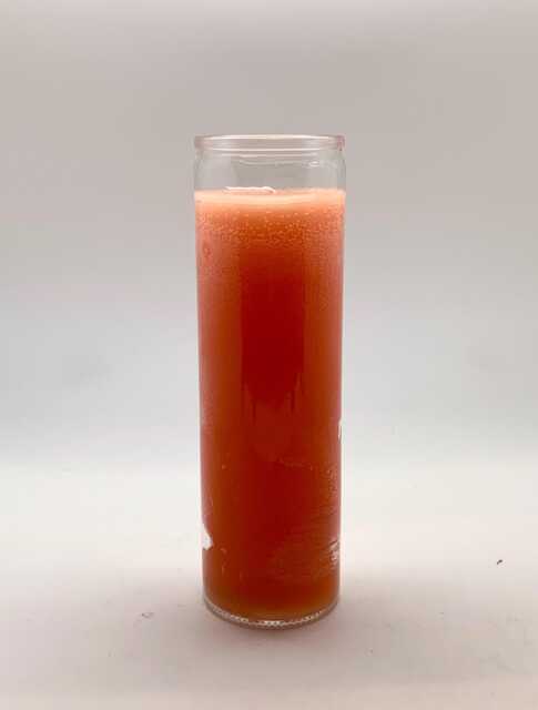 Orange Candle - 7 Day Ritual Burn Hand-Poured Pagan Ceremony Wicca Sacred - image 1
