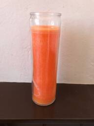Orange Candle - 7 Day Ritual Burn Hand-Poured Pagan Ceremony Wicca Sacred - thumbnail 3