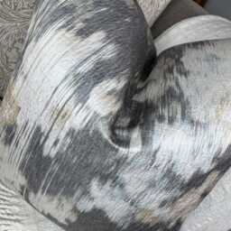 Harlequin Diffuse Handmade Cushion Cover, Woven Jacquard Throw Pillow Cover, Textured Fabric - Ink Copper Double Sided - thumbnail 2