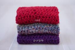 Newborn Baby Blanket Jewel Tones - You Choose Color