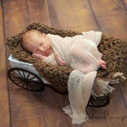 Newborn Baby Blanket Jewel Tones - You Choose Color - thumbnail 2