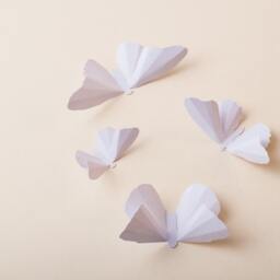 Pale Purple Butterfly Decor 3D Wall Butterflies For Nursery in Wisteria - thumbnail 2