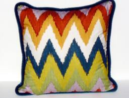 "Adras Ikat Pillow Cover in Caravanpillow Cover - 20""x20" - thumbnail 1