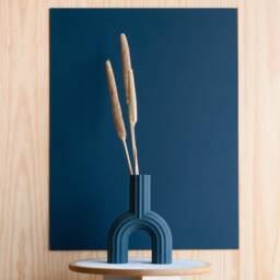Blue Indigo Arch Vase - Perfect For Dried Flowers - thumbnail 1
