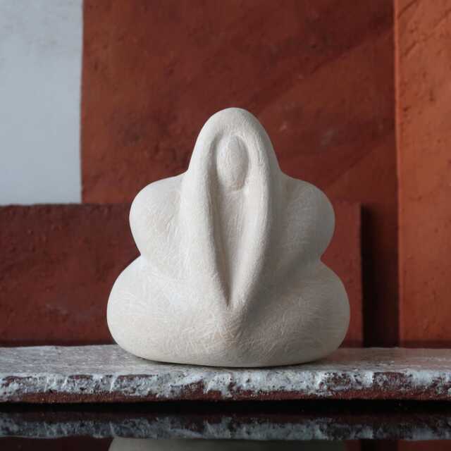 Female Shaman Sculpture, Psychotherapy & Sand Play, Sand Tray Therapy - image 1
