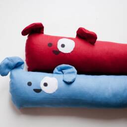 Dog Doorstop Door Stop Stopper Draught Excluder Custom Wedge Breeze Block Stuffed Animal Snake Noodle Guard - thumbnail 3
