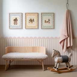 Scallop Stripe Panel Wall Sticker - thumbnail 4
