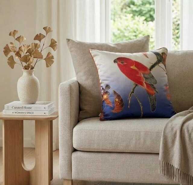 Cushion Cover 50x50, Pillows Covers, Throw Pillow Covers 20x20, Velvet Cover, Decorative Pillows, Chinoiserie, Japanese Gifts - image 1