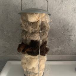 Sheep Fleece Bird Nesting Feeders & Hampers - thumbnail 2