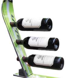 Snow Ski Wine Rack Made With A Race Gs Or Sl Racing - thumbnail 3