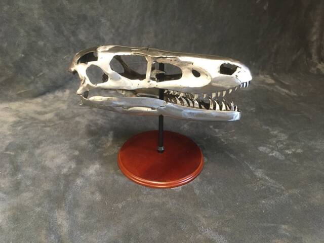 Handmade Welded Velociraptor Skull - image 1