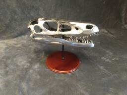 Handmade Welded Velociraptor Skull - thumbnail 1