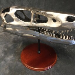 Handmade Welded Velociraptor Skull - thumbnail 2