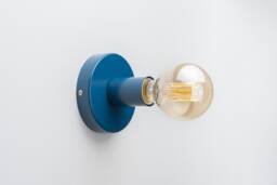 Ove Wall Mount Light Fixture Navy Blue