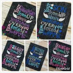 Angel Bundle Of 5 Storybook Pillow Designs - All 5x7 Includes Digital Designs Brother Sister Baby Son Daughter Pillows