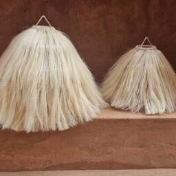 Wicker Twine Pendant Light Moroccan Hanging Lamp Shade - thumbnail 4