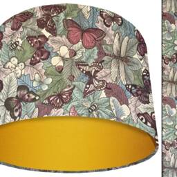 Butterfly Lampshade Country Home Decor, Ceiling Or Table Light - thumbnail 2