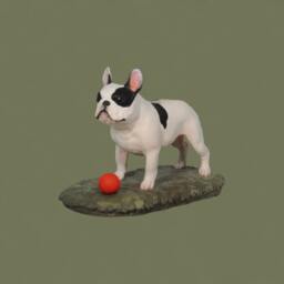 French Bulldog, Dog Base Statue, Painted, Limited Edition, Make Your Own Artdog - thumbnail 2