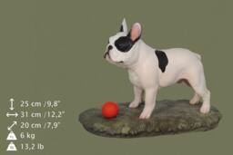 French Bulldog, Dog Base Statue, Painted, Limited Edition, Make Your Own Artdog - thumbnail 1