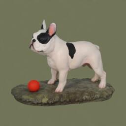 French Bulldog, Dog Base Statue, Painted, Limited Edition, Make Your Own Artdog - thumbnail 3