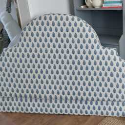 Bespoke Indigo Paisley Blue Headboard /Sizes - thumbnail 3