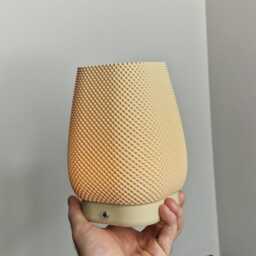 Rechargeable Table Lamp Cordless Bedside Wood Pla, Ambient Lighting Mid-Century Modern Dimmable - thumbnail 2