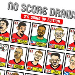 Leyton Orient Vol 2 - No Score Draws O's Going Up Edition A3 Print Of 26 Hand-Drawn Panini-style Doodles Lofc's 22/23 Promotion Winners - thumbnail 2