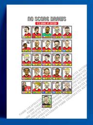 Leyton Orient Vol 2 - No Score Draws O's Going Up Edition A3 Print Of 26 Hand-Drawn Panini-style Doodles Lofc's 22/23 Promotion Winners - thumbnail 1