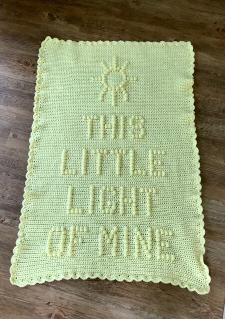 This Little Light Of Mine Crochet Baby Blanket Pattern - image 1