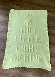 This Little Light Of Mine Crochet Baby Blanket Pattern - thumbnail 1