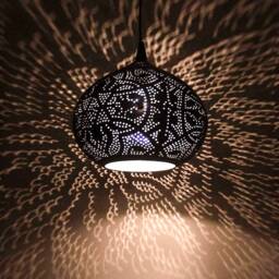 Moroccan Pendant Lamp, Ball Light Fixtures, Oriental Home Decor Lighting Lampshades - thumbnail 2
