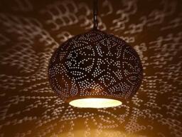Moroccan Pendant Lamp, Ball Light Fixtures, Oriental Home Decor Lighting Lampshades