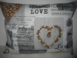 Large Decorative Pillow Cover Cushion Love Valentine's Day - thumbnail 1