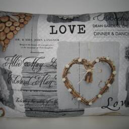 Large Decorative Pillow Cover Cushion Love Valentine's Day - thumbnail 4