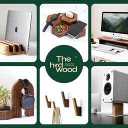 Personalized Wooden Desk Tray - Home Office Organizer With Catch-All Storage - thumbnail 4
