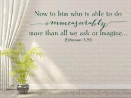 Christian Wall Decal. Now To Him - Code 276 Scripture Wall Decal, Religious Quote, Decal Bible, Christian - thumbnail 1