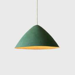 Pendant Light For Kitchen Island Conica Large, Lighting From Paper Mache - thumbnail 2