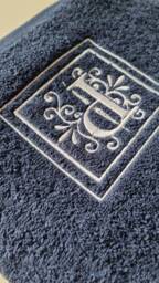 Personalized Towel/Monogrammed Hand Wedding Towels Embroidered Gift Baby - thumbnail 2