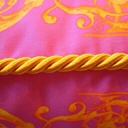 Angela Pillow - Fuchsia/Gold - thumbnail 3