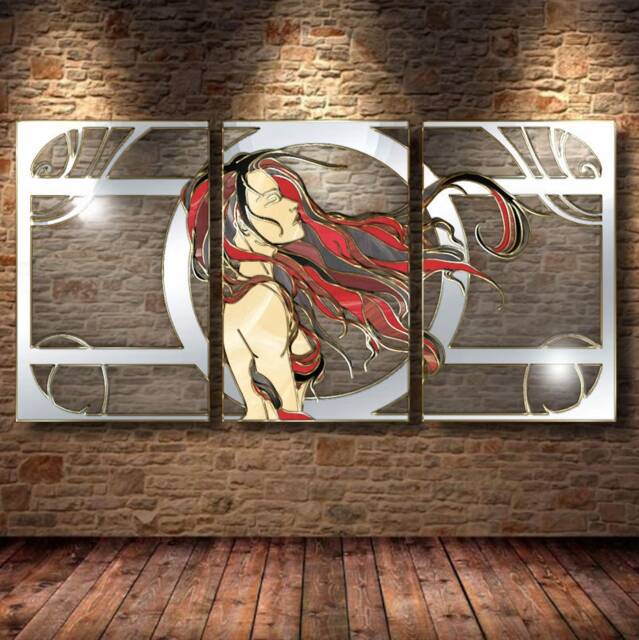 Ruby Radiance A Triptych Mirror Masterpiece By Phillip Orr - image 1